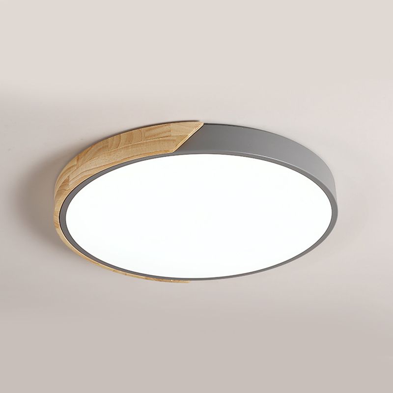 Luz de techo de color de la Sala de estar macron marco metálico luz de techo LED