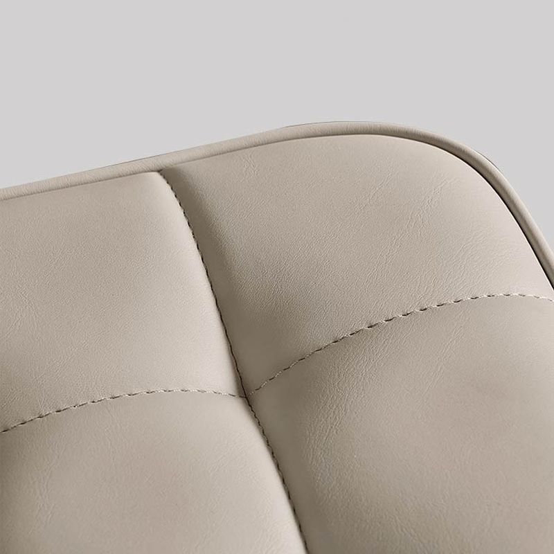 Contemporary Standard Square Leather Standard With Legs for Home