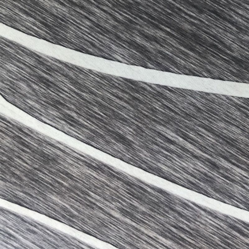 White Modern Rug Blending Graphic Indoor Rug Non-Slip Backing Rug for Living Room