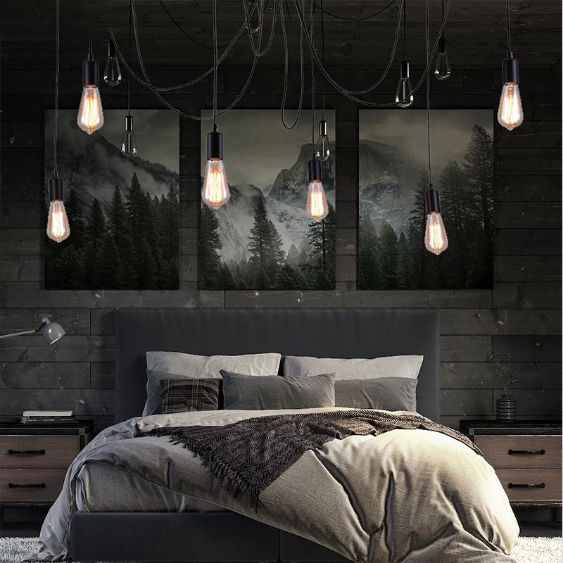 Minimalistische Spider verstelbare industriële hanglampverlichting voor woonkamer