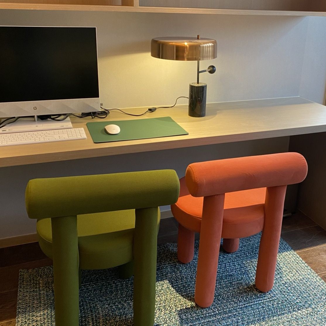 Contemporary Side Wood Dining Room Chair Open Back Dining Side Chair for Home Use