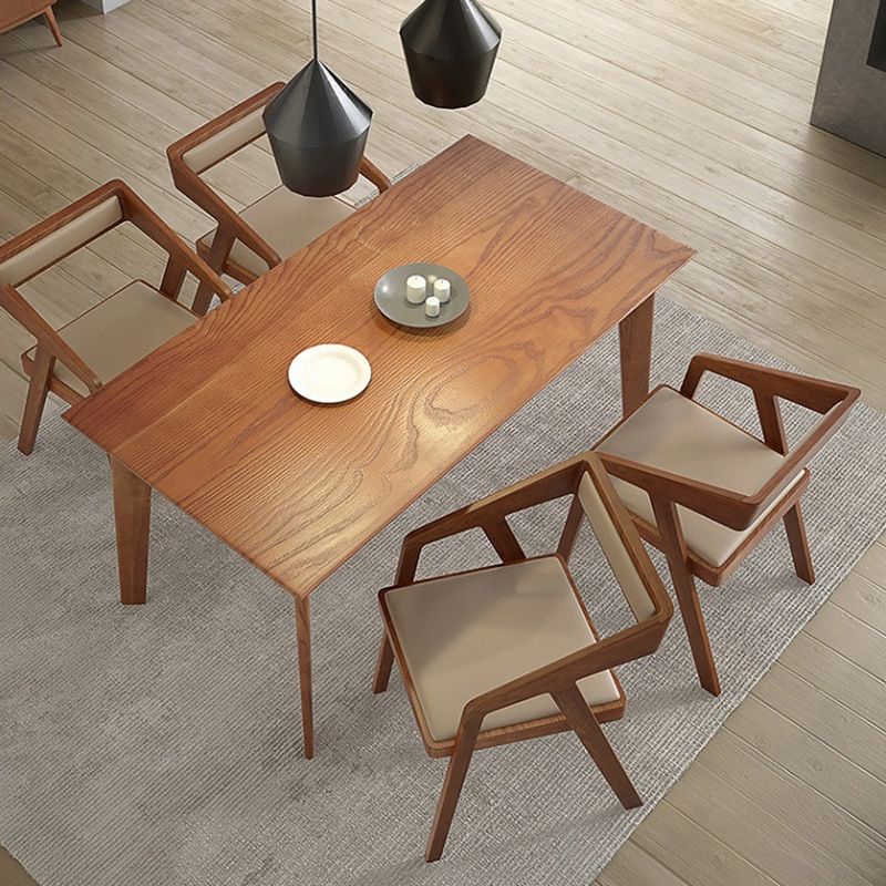 Wood Side Dining Chairs Contemporary Open Back Dining Side Chair