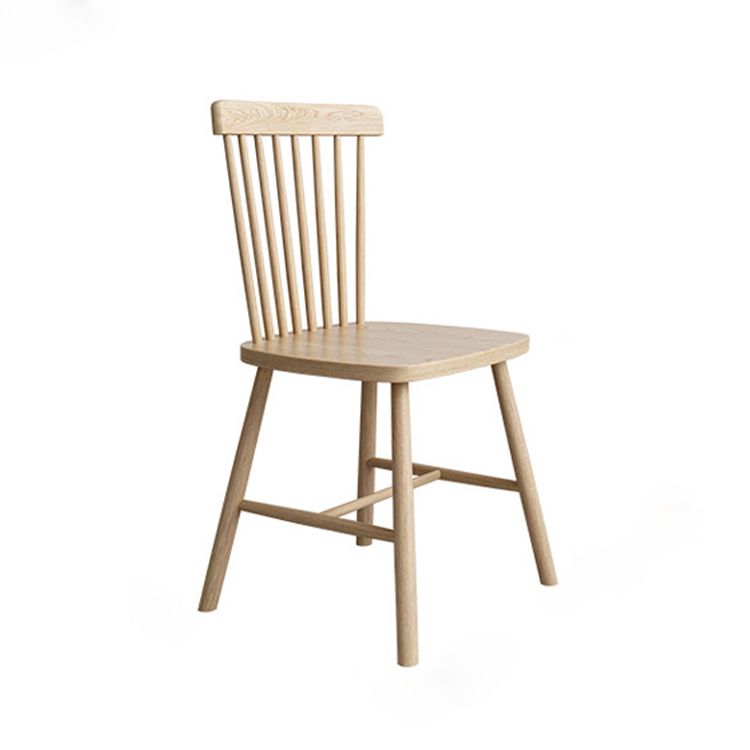 Sillas de comedor estilo moderno Sillas de cocina sin brazos con patas de madera