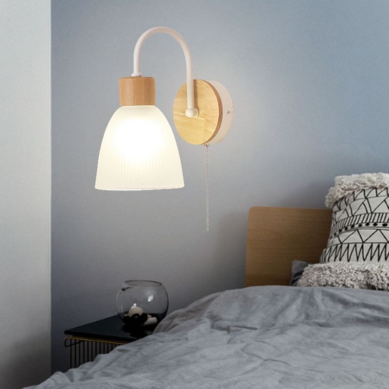 Modern Style Geometric Wall Lamp Light Glass 1 Light Wall Mounted Lighting