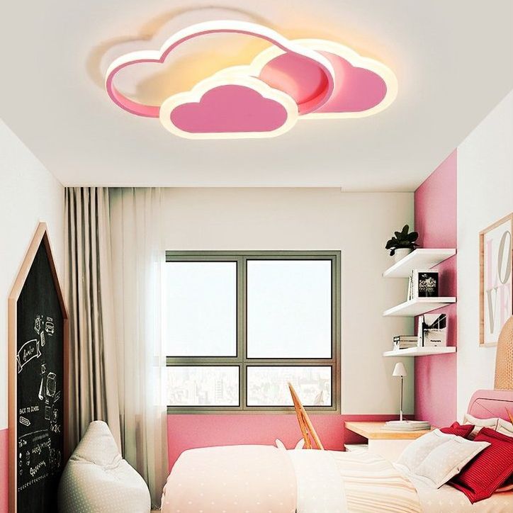 Cloud-vormige Flush Mount Light Armatuur Modern Metal Flush Light