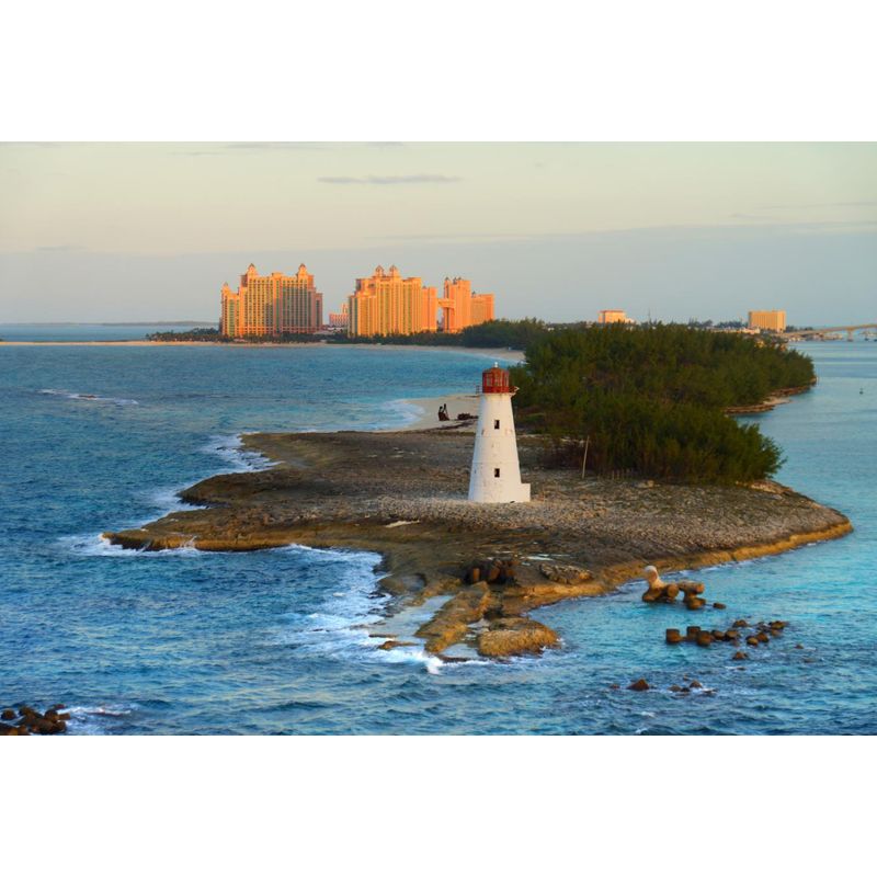 Extra Large Lighthouse Wall Mural Blue Non-Woven Wall Art for Interior Decor, Personalised