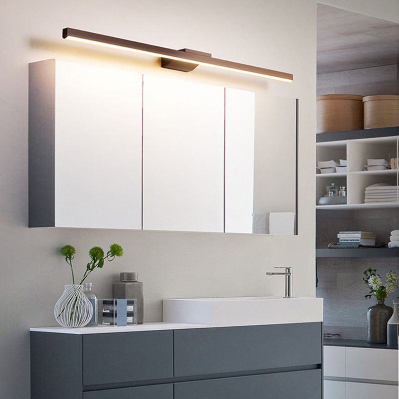 Household Vanity Light Contemporary Simple Linear Mirror Lighting Fixtures for Bathroom