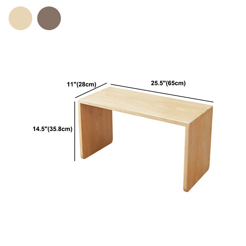 Modern Rectangular Writing Desk Solid Wood Folding Office Desk for Home