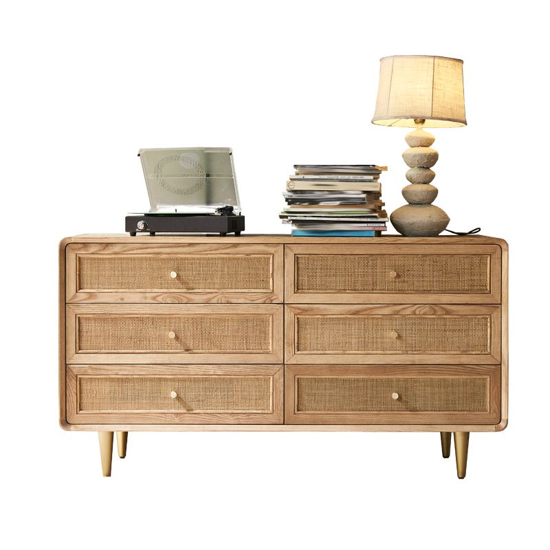 Modern Storage Chest Dresser Solid Wood Storage Chest for Bedroom
