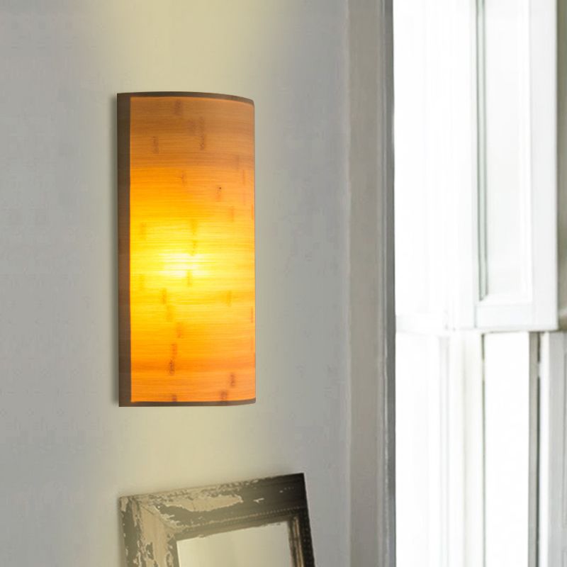 Bambus Semicylinder Sconce Licht modern