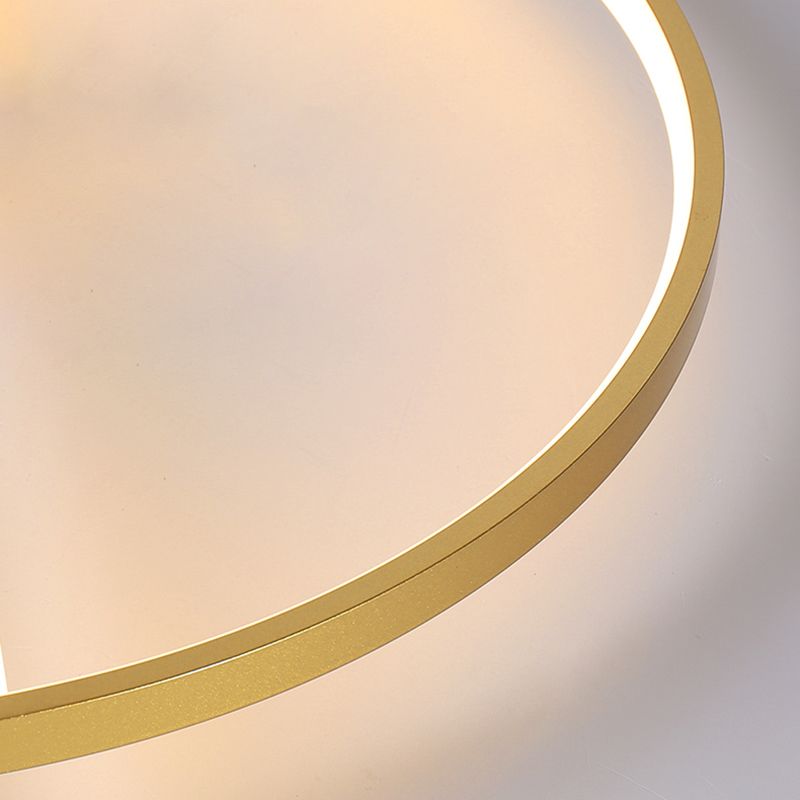 Semplicità di illuminazione a incasso in oro Plafoniere da incasso a soffitto per soggiorno