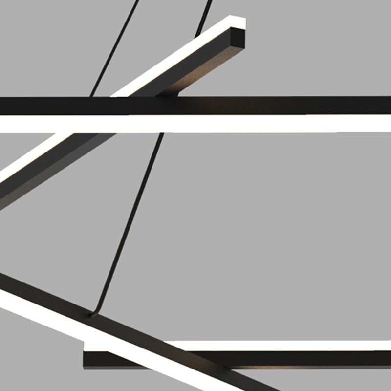 Simple Metal Suspension Light Modern-Style LED Pendant Lighting Fixture