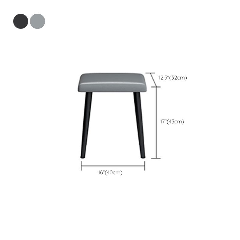 Modern 28.9 " Height 1- Drawer Slate Top Table Makeup Vanity