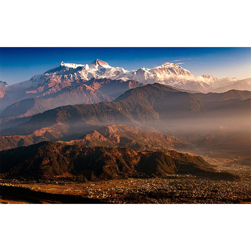 Contemporary Mountain Mural Wall Decor Environment Friendly for Living Room