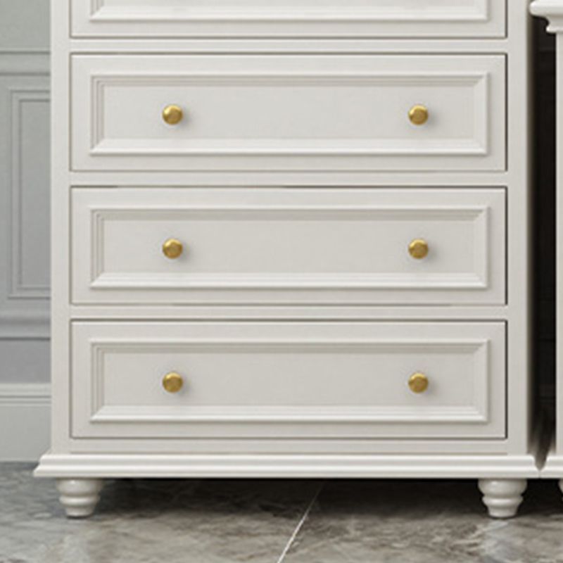 Ornate Traditional Double Dresser Birch Storage Chest with Drawers for Bedroom