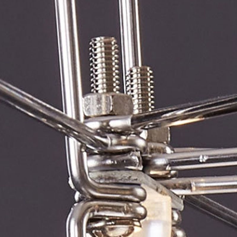 Edelstahl -Quaderinsel Island Beleuchtung moderner LED -LED Hängende Licht für Esszimmer