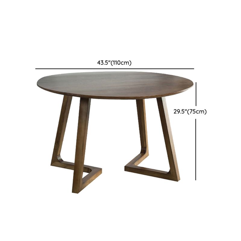 Nordic 1/2/5 Pieces Dining Set Round Wood Dining Table for Dining Room Kitchen
