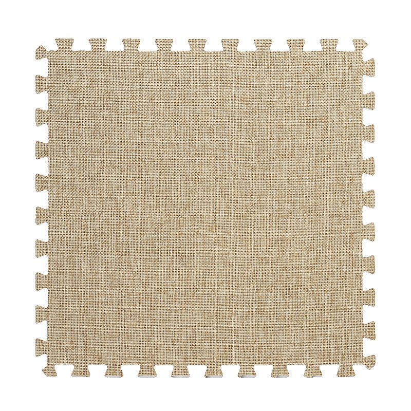Carpet Tile Fade Resistant Non-Skid Solid Color Interlocking Carpet Tile Living Room