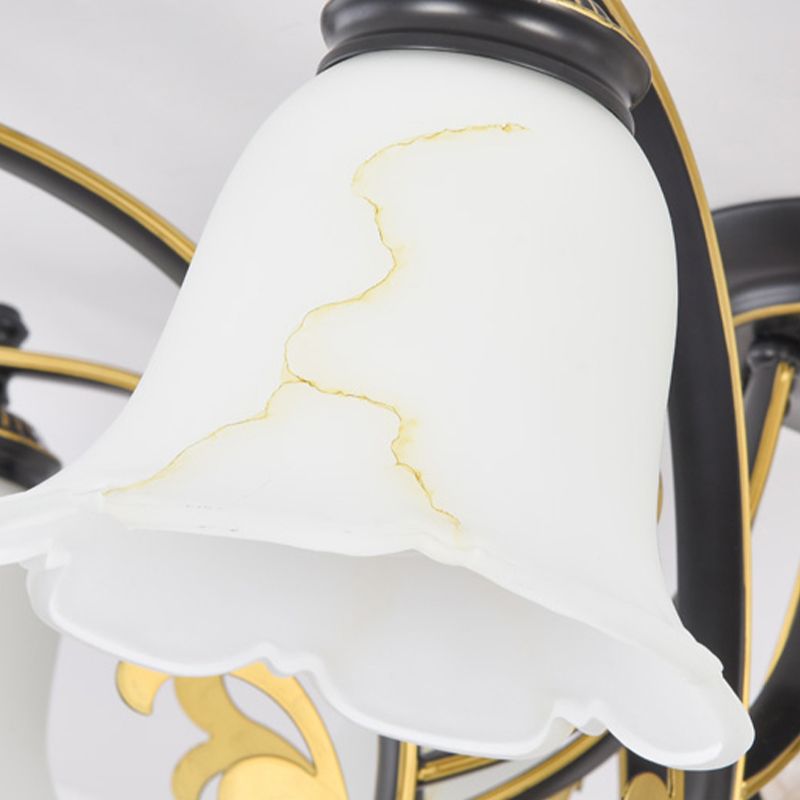 Zeitgenössische Unterputzleuchte, minimalistische Deckenleuchte mit Glasschirm für Schlafzimmer