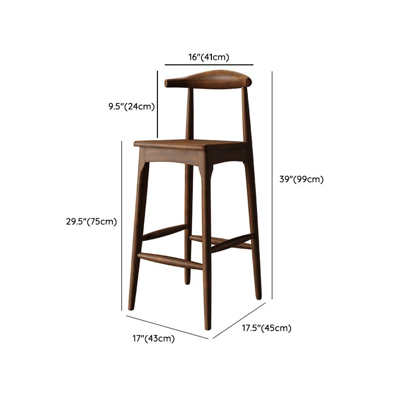 Modern Counter Height Pub Set 1/2/3 Pcs Solid Wood Bar Table and Stools
