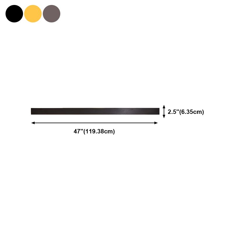 Metal Linear Shape Wall Light Modern Style 1-Light Wall Light Sconce