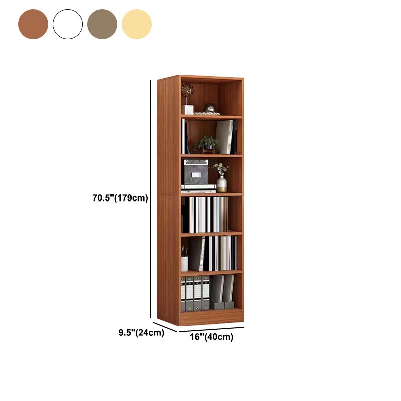 Closed Wooden Bookcase Modern Home Bedroom Living Room Standard Bookshelf