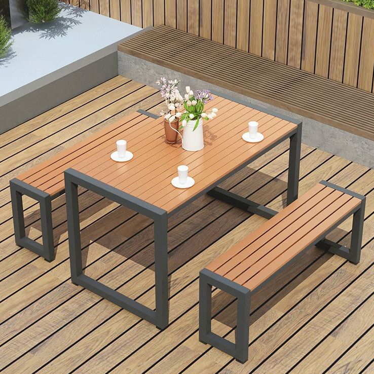 Modern Wood Dining Table Set 1/3/5 Pieces Dining Room Set for Home Use