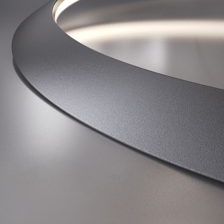 Black Aluminum Hanging Pendant Lights Contemporary Hanging Lamps for Living Room