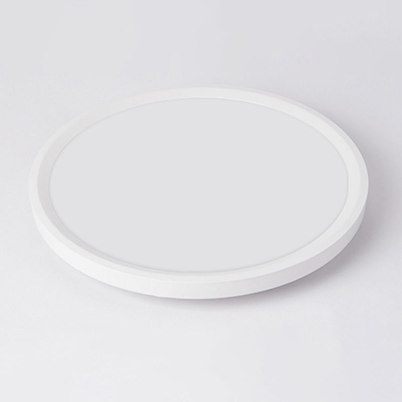 Illuminazione per montaggio a soffitto a LED ad anello Plafoniere moderne da incasso con paralume in acrilico