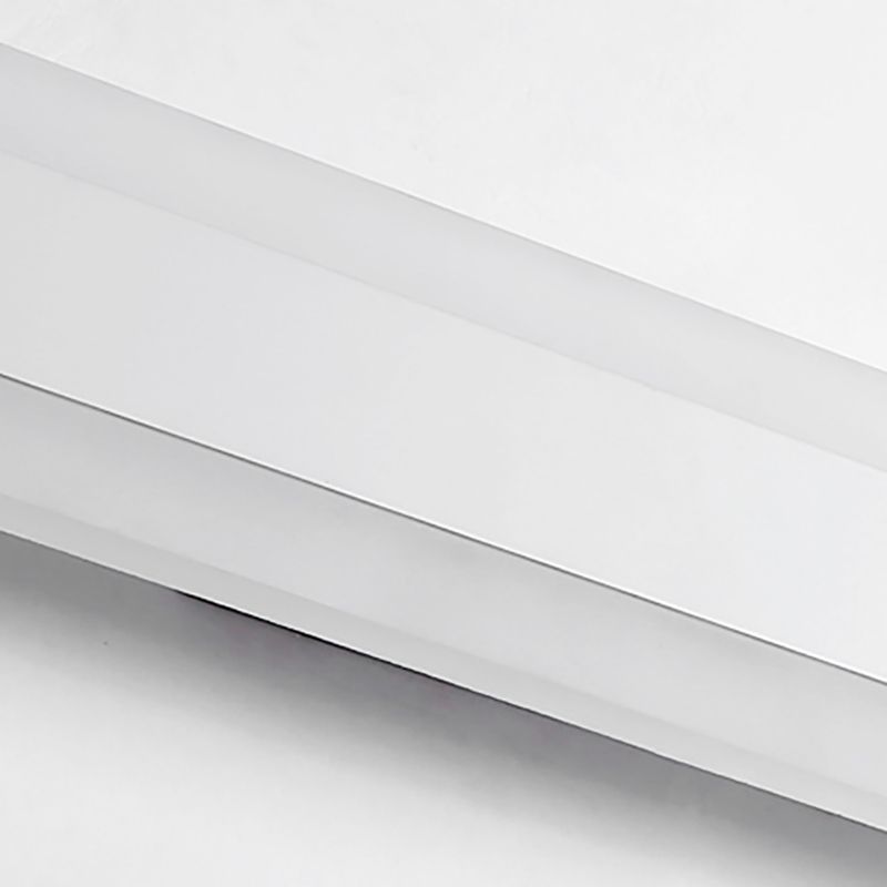 Strip Shape Wall Light Modern Style Metal 1 Light Sconce Light for Shower Room