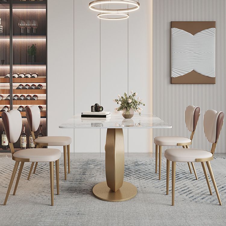 1/2/3/5/7 Pcs Sintered Stone Dining Table Set Dining Table Furniture