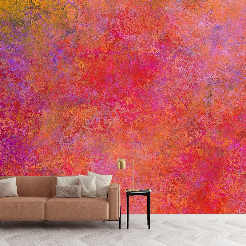 Illustration Mottled Texture Mural Mildew Resistant Wallpaper Sleeping Room Wall Mural