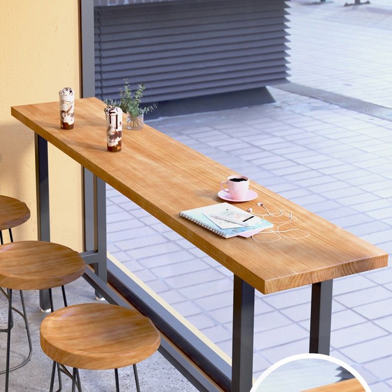 Glam Rectangle Bar Table Set 1/4/7/9 Pcs Iron Frame Bar Table and Stools