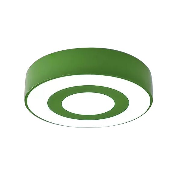 Plafonnier en acrylique à cercle concentrique pour enfants, plafonnier de couleur vive pour la maternelle