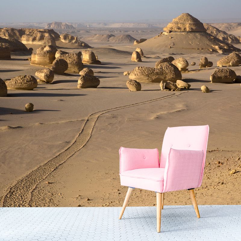 Barren Desert Mural Wall Paper Home Decorations for Bedroom Living Room