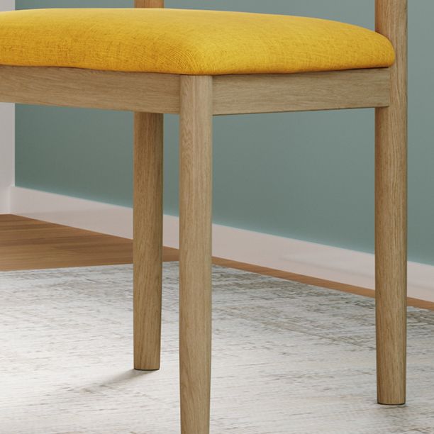 Ensemble de chaises de salle à manger de cuisine de côté arrière ouvert de chaise en métal de style moderne