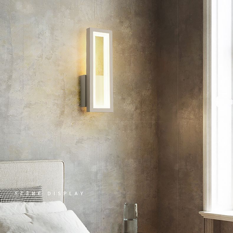 Zeitgenössische Wandleuchte rechteckige Form LED -Wandleuchte Leuchten für Nachtkorridor