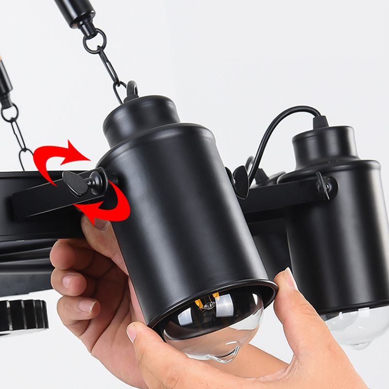 Luz de la barra de luz retro de la lámpara de la cuerda de la cuerda de Manila