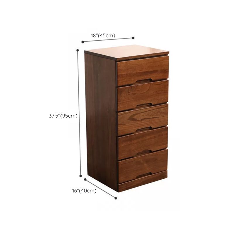 Contemporary Lingerie Chest Wood Bedroom Dresser with Drawers