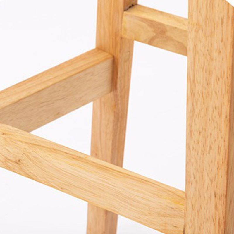 Modern Milk Tea Shop Low Back Stool Matte Finish Upholstered Bar Stools