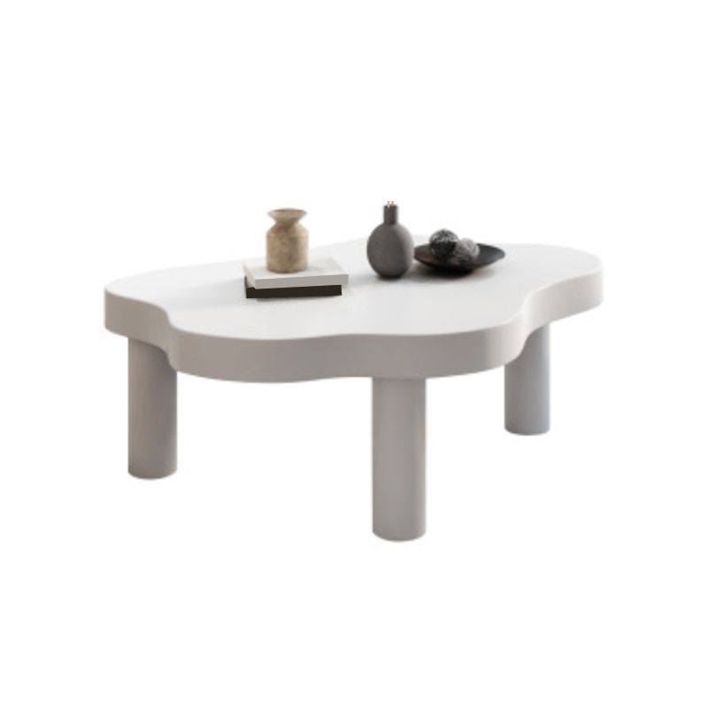Nordic Coffee Table 3 Legs Solid Wood Geometric Single Coffee Table