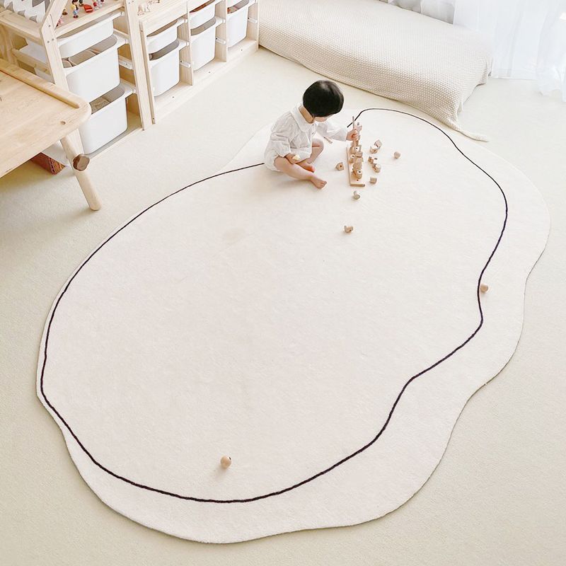 Tapis pur de couleur purement de tapis pure de tapis pure de tapis pur non split blanc pour salon pour le salon