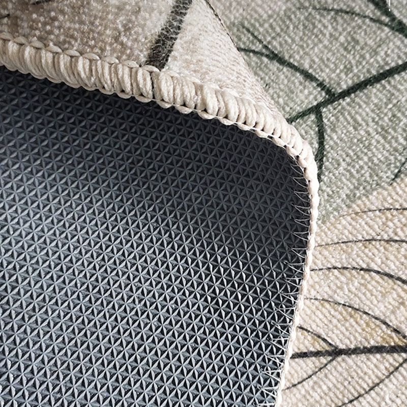 Beige moderne binnenvleed tapijten polyester vlinderdapperig wasbaar vloerkleed voor woningdecoratie