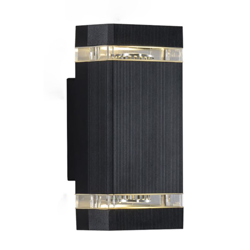 Multi -Lichter Geometrische Metallwandlicht leuchtet moderne Wandhalterung Leuchte in Schwarz