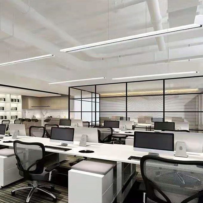 Long Strip LED Island Light moderniste suspendu suspendu pour le salon salle à manger salon