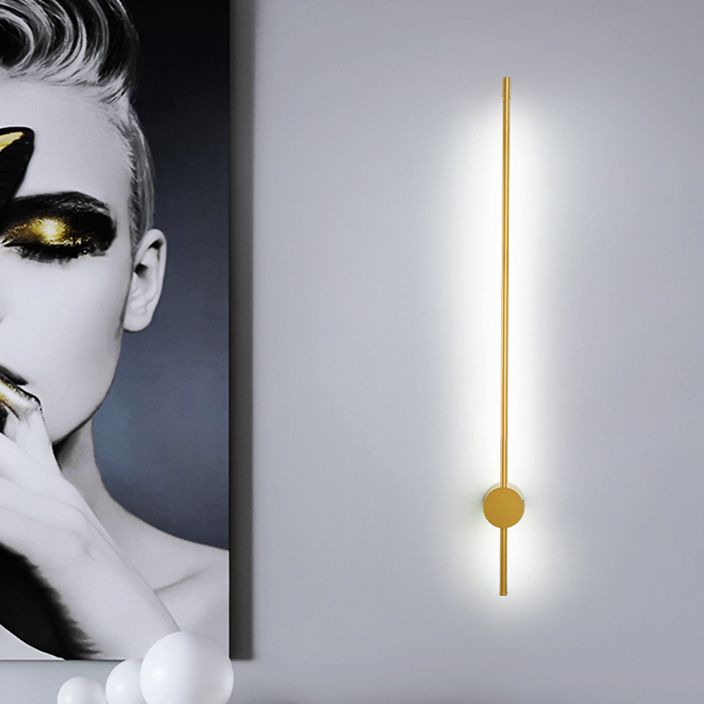 LED Flush Mount Wall Sconce with Acrylic Shade Modern Sconce Light Fixture