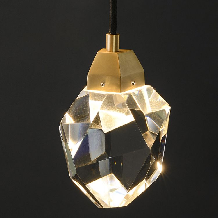 Geometrische 1-Licht-Wandleuchter moderner Kristallwandmontageleuchte