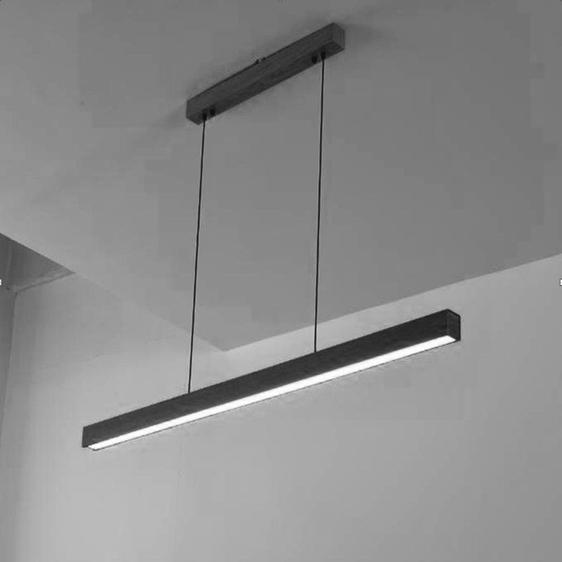 Linear Island Pendant Lights Modern Lighting Chandelier Metal 1 Light Island Lights