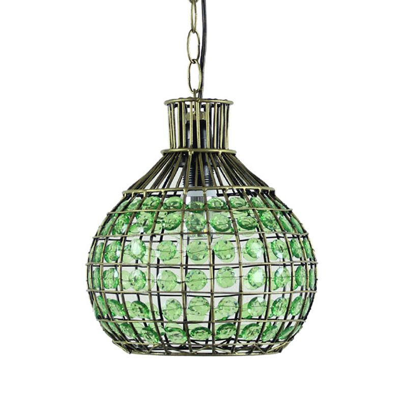 1 SUSPENSION PRENDANT PRENDANT VINTAGE BAL METAL METAL PLAFIER PLACE ALIMENTATION EN ROUGE / GREEN / POUR PUPLE POUR RESTAUT