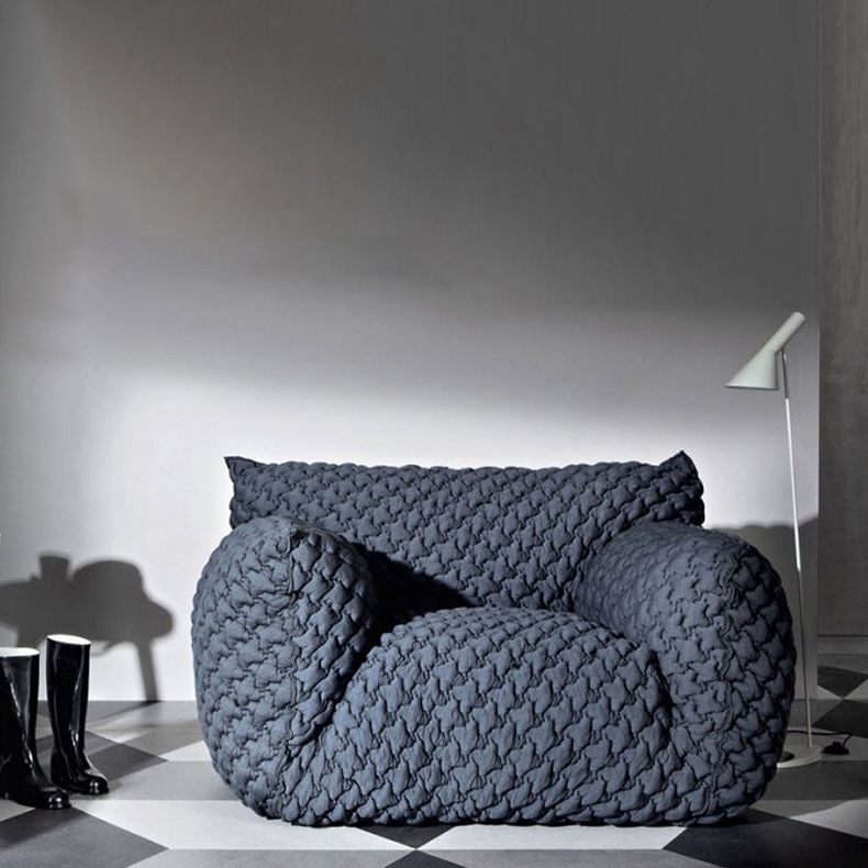 39.3" Wide Contemporary Style Single Sofa Chair Polyester Blend Arm Chair